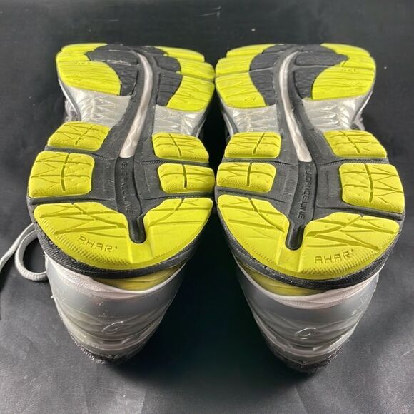 Xlnt ASICS GEL nimbus 18 Mens 7.5 Womens 9 US 40.5 Eur black grey lime main image 8